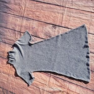 Ribbed turtleneck mini dress